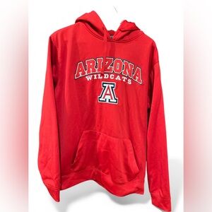 Colosseum Own the Stands Red University of AZ  Hooded Sweatshirt Size L